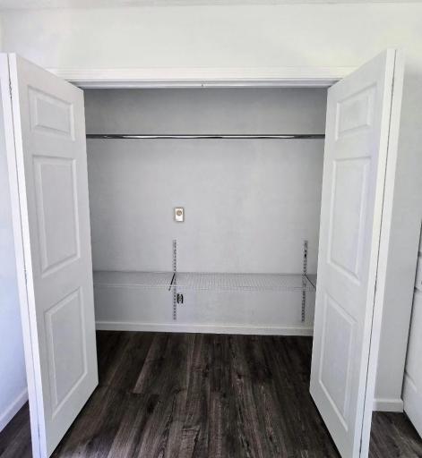Spacious closet