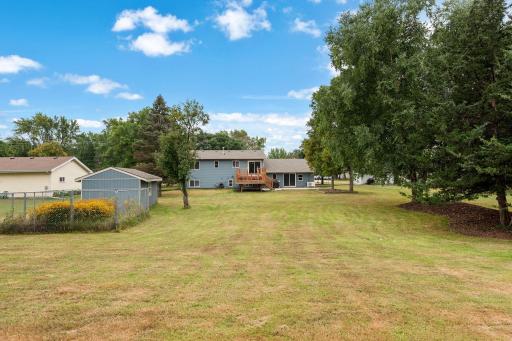 Private back yard - lots of space to play!