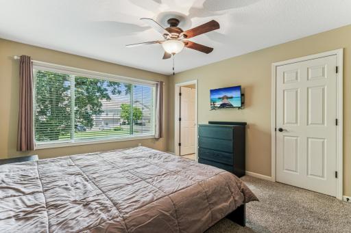 The primary suite includes a walk in closet and private full bath!