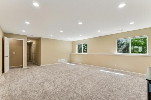 Spacious lower level!