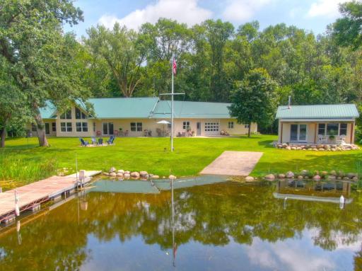 Clearwater Lake dream home! Custom patio home offers no-stair accessibility, stunning lake views, rich wildlife, and two plus private acres with 179 feet of lakeshore. And don't forget about the 1350sqft attached garage plus heated pole shed.