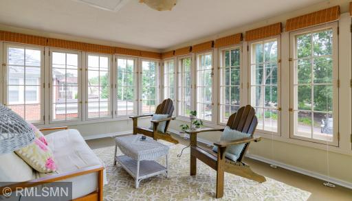 The amazing sunroom will certainly become your happy place!