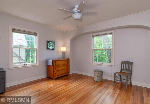 Second (SE) bedroom, along with the primary bedroom, overlooks the Parkway and Creek.
