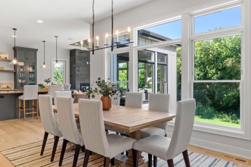 Dining area off the kitchen