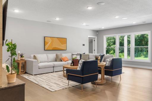 Lower level family room