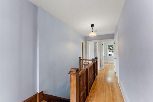 Upstairs Hall. Look at those gorgeous floors!