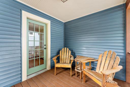 Second floor deck.