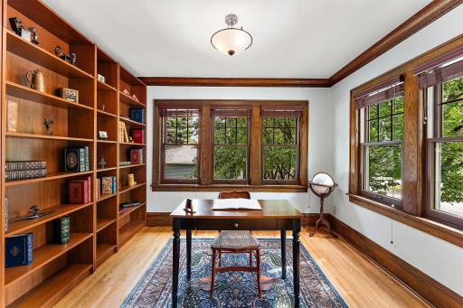 Sunroom, the perfect spot for a home office or library with natural light aplenty.