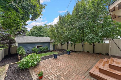 Private backyard oasis.
