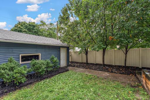 Plenty of back yard space.