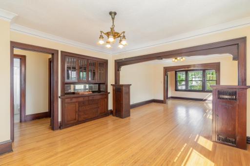 Dining Room w/ built-in Buffet (Upper Unit)