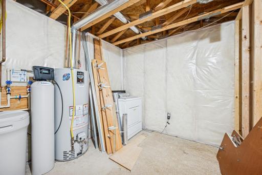 Updated utilties room for second laundry in the lower level as well