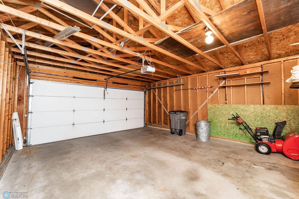 Garage with insulted door