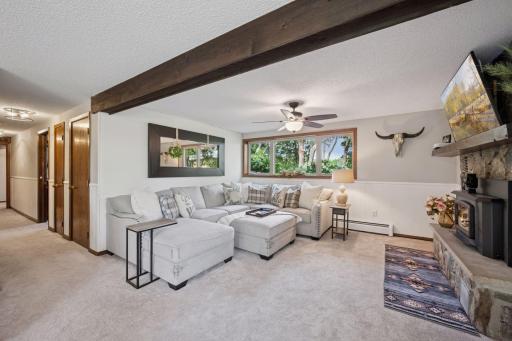 Multiple relaxing living spaces