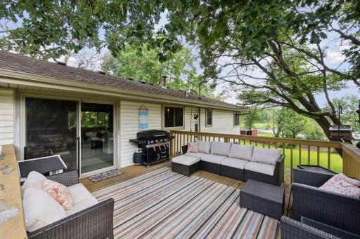 Relax on the deck and enjoy the view