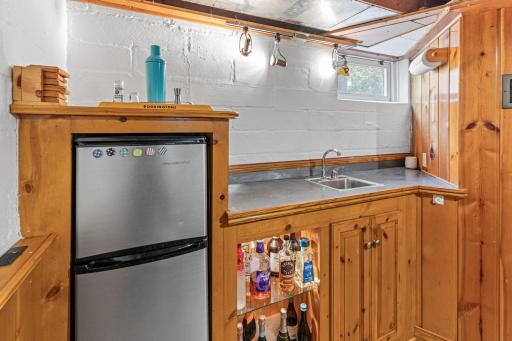 Entertain or enjoy solitude in your own personal bar