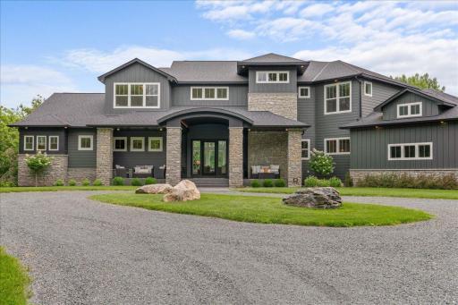 Fabulous opportunity to own a Luxury Estate on Private 5 acres within 8 minutes of Downtown Stillwater. The Porch Accommodates living spaces creating charm and function