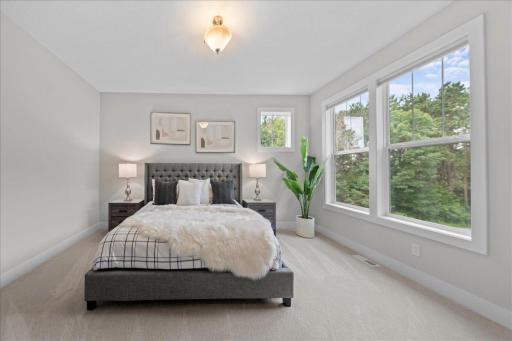 Off the loft area to the right, you will find spacious bedroom 2