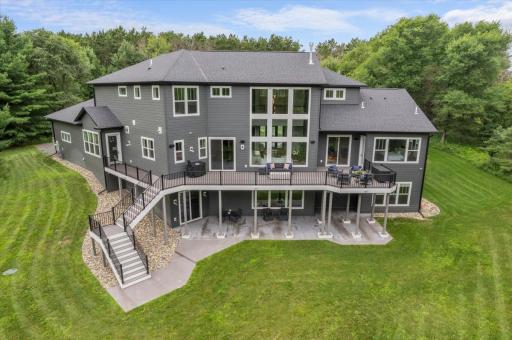 Large outdoor spaces for extended living. Luxury meets Function and Privacy a rare opportunity within 8 minutes of downtown Stillwater. A great back yard for a future pool. The Home is flooded with Natural light from the amazing window placement
