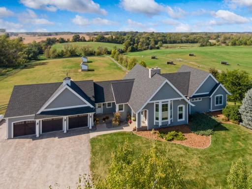 A walkout rambler home is part of the unparalleled property.