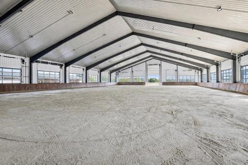 Winter proof riding arena