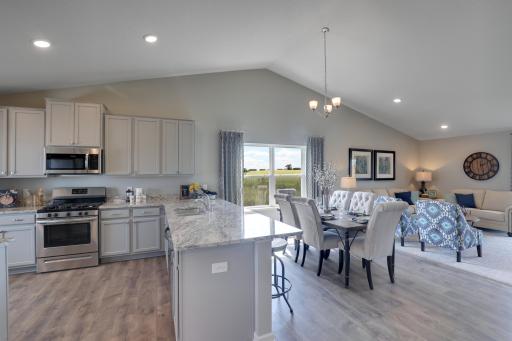 Bright and spacious! Photos of model home. Colors and options may vary. Ask Sales Agent for details.