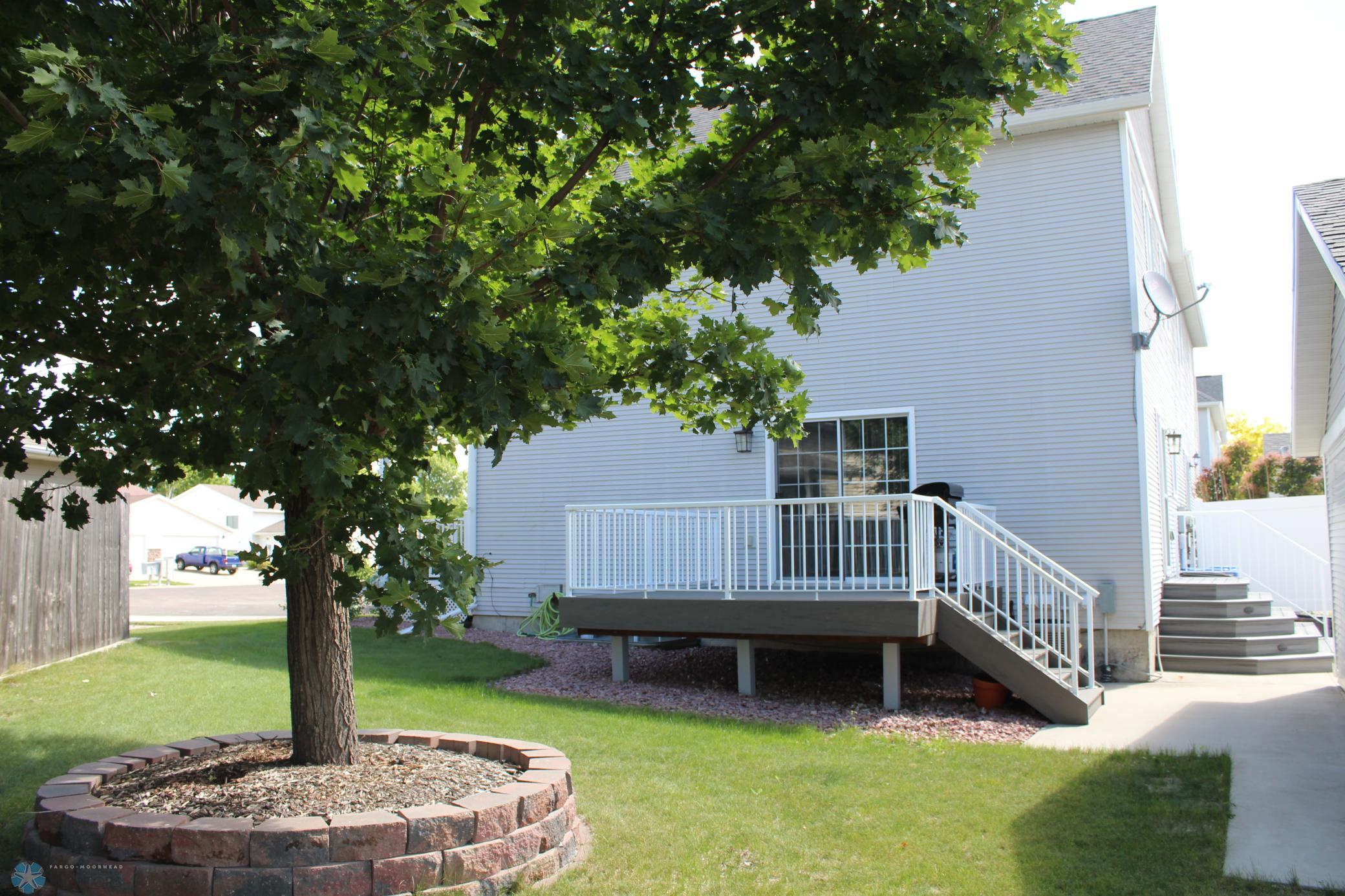 Nice yard, mature trees