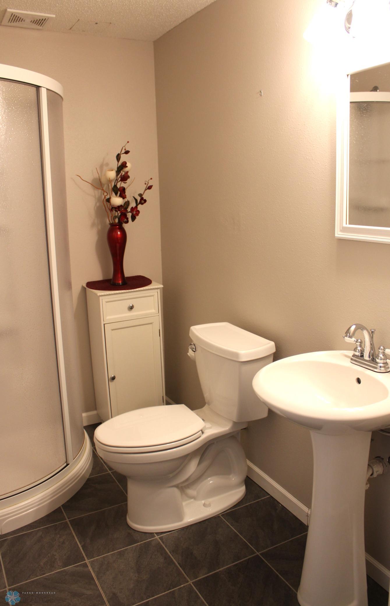 Lower level 3/4 bath