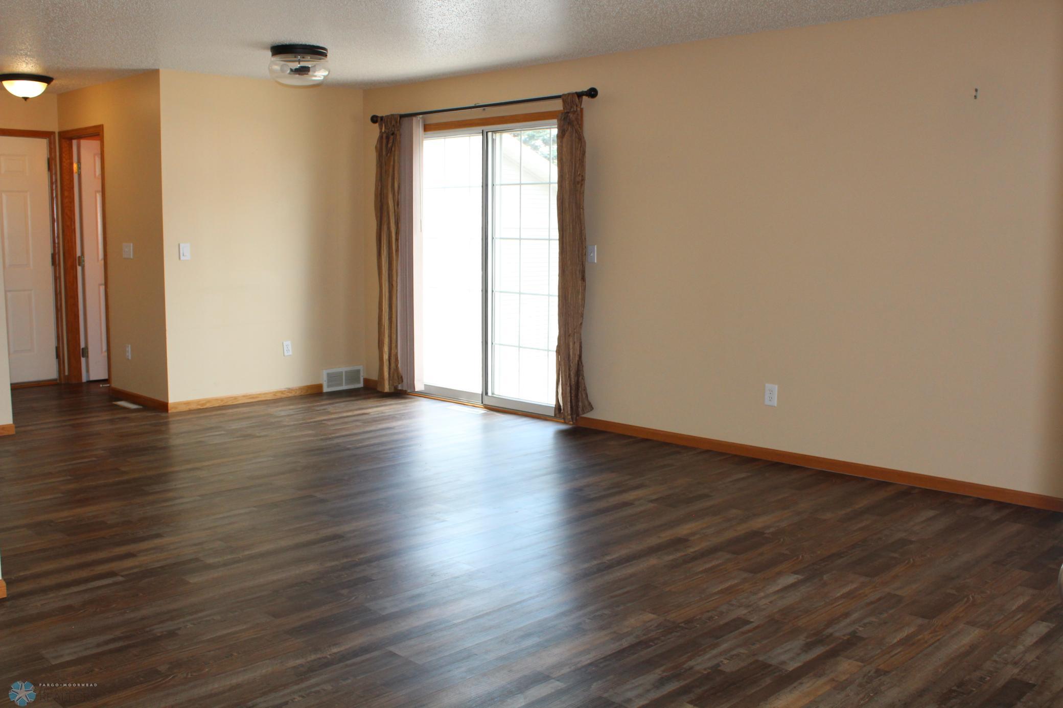 Main floor-patio door to maintenance free deck