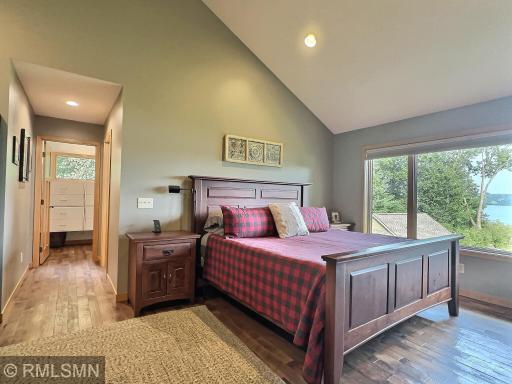 The hallway leads to the primary bathroom and walk-in closet.
