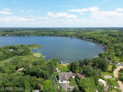 Bass Lake, located just 4 miles north of Annandale, spans 222 acres with a maximum depth of 34 feet and water clarity up to 15 feet. The lake is spring feed assisting with the clarity.