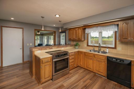 Kitchen with Induction Stove