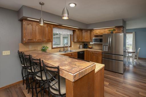 Kitchen with Stainless Steel Applliances