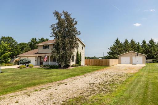 Second Driveway to large Second Garage