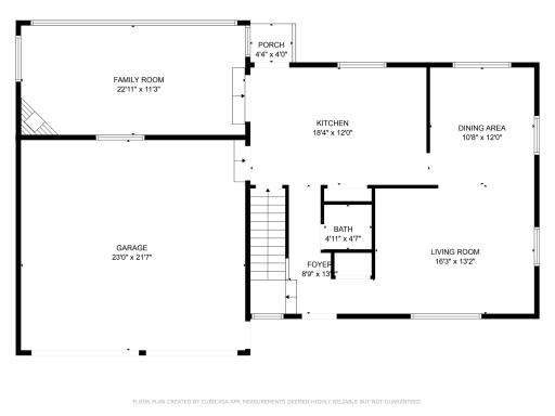 Main Level Floor Plan