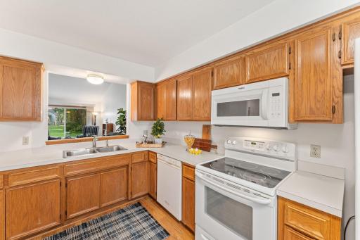 Photo for 2623 Lake Court Drive, Mounds View, MN 55112 - listing #6758806 Kitchen opens to living room. Plenty of storage.