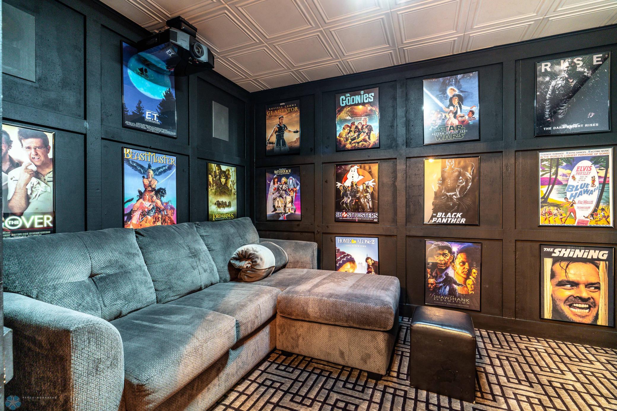 Theater Room with Equipment Included