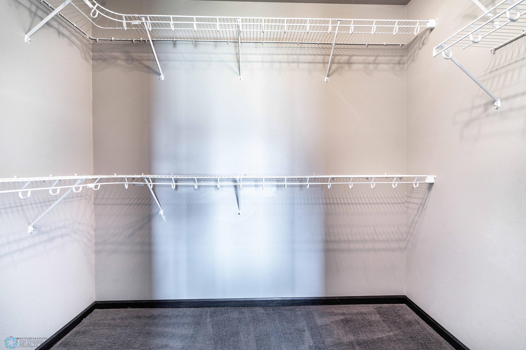 Spacious Walk in Closet in Primary