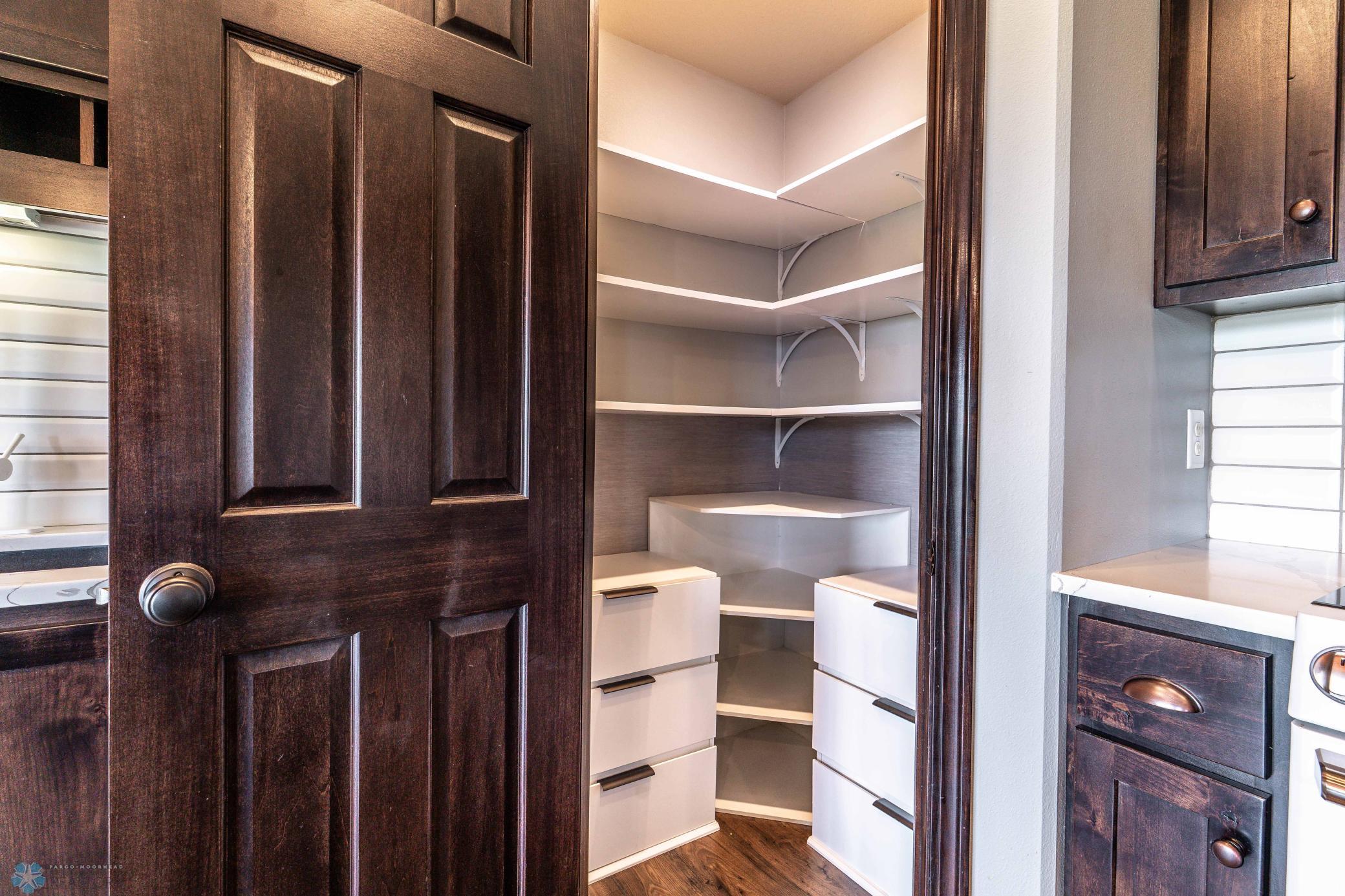 Abundance of Space in Pantry