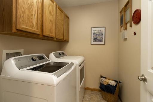 Laundry room upstairs makes laundry day a breeze!
