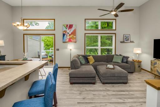 On the main level, you'll find the open-concept layout is functional and flows seamlessly.