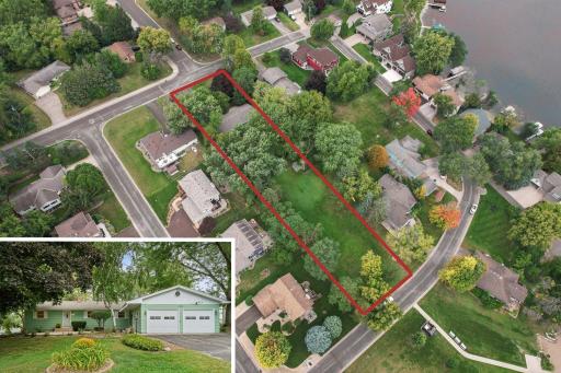 Photo for 15563 Ridgemont Avenue SE, Prior Lake, MN 55372 - listing #6759133 15563 Ridgemont Ave SE. Property outlined in red.