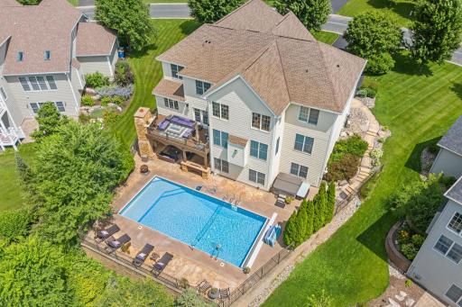 Some homes impress at first glance and some deepen over time. This 6 bedroom 6 bath walkout two story does both. From the grand foyer with iron baluster staircase, every square foot of this Steeplechase residence is composed entertainment!