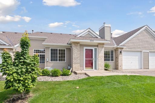 Welcome home to 553 Mission Hills! Enjoy maintenance free living in this slab on grade one level townhome.