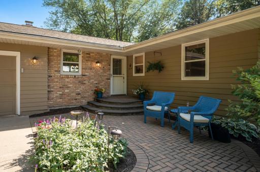 Beautiful Perennials Greeting You To The Front Door