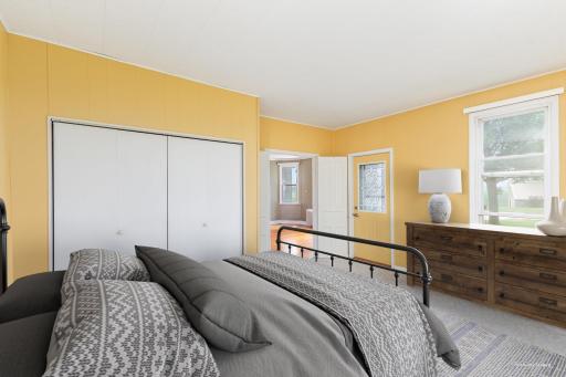Main level bedroom 1 (virtually staged to show potential)