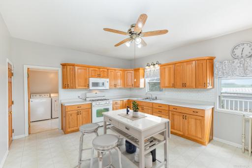 Spacious kitchen! (virtually staged to show potential)