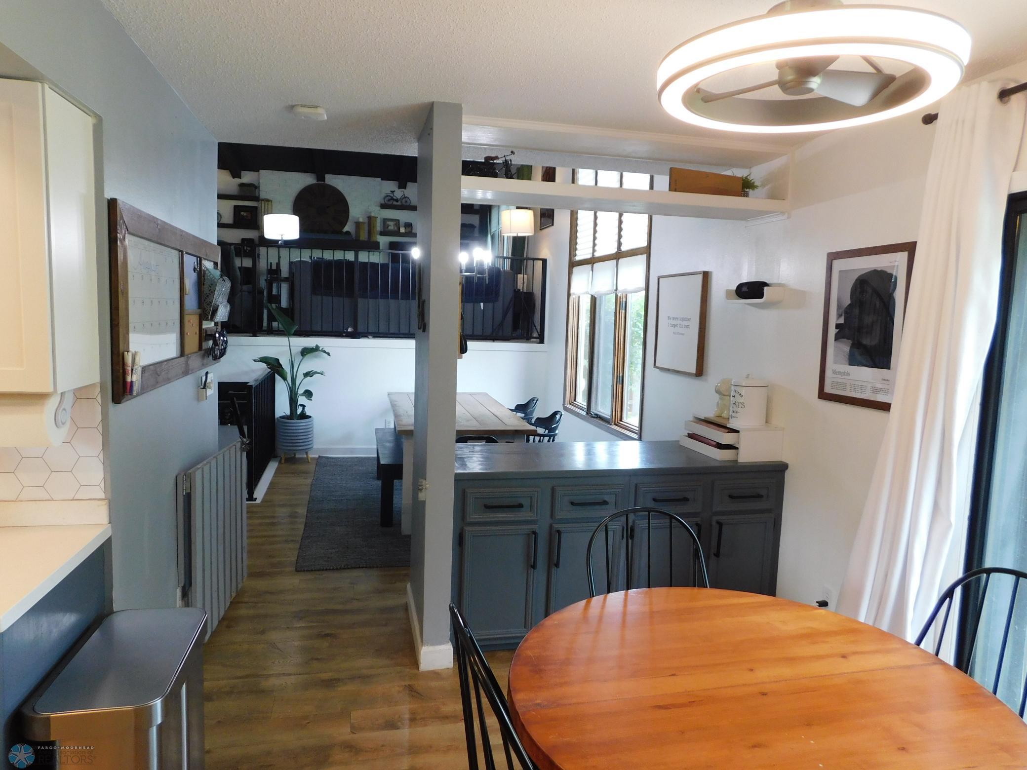 kitchen to dining room