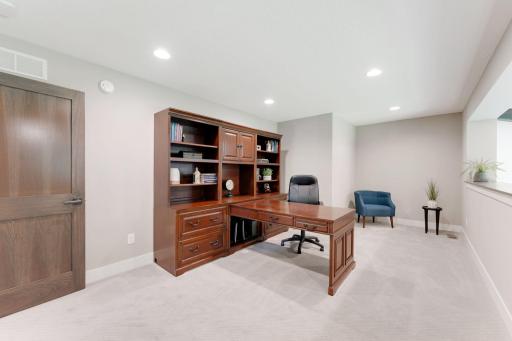 Loft on upper level is great office space