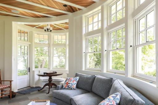 Bright, airy, and impeccably finished, this sunroom elevates everyday living with effortless style. Photo of a sunroom designed and built by BCD Homes
